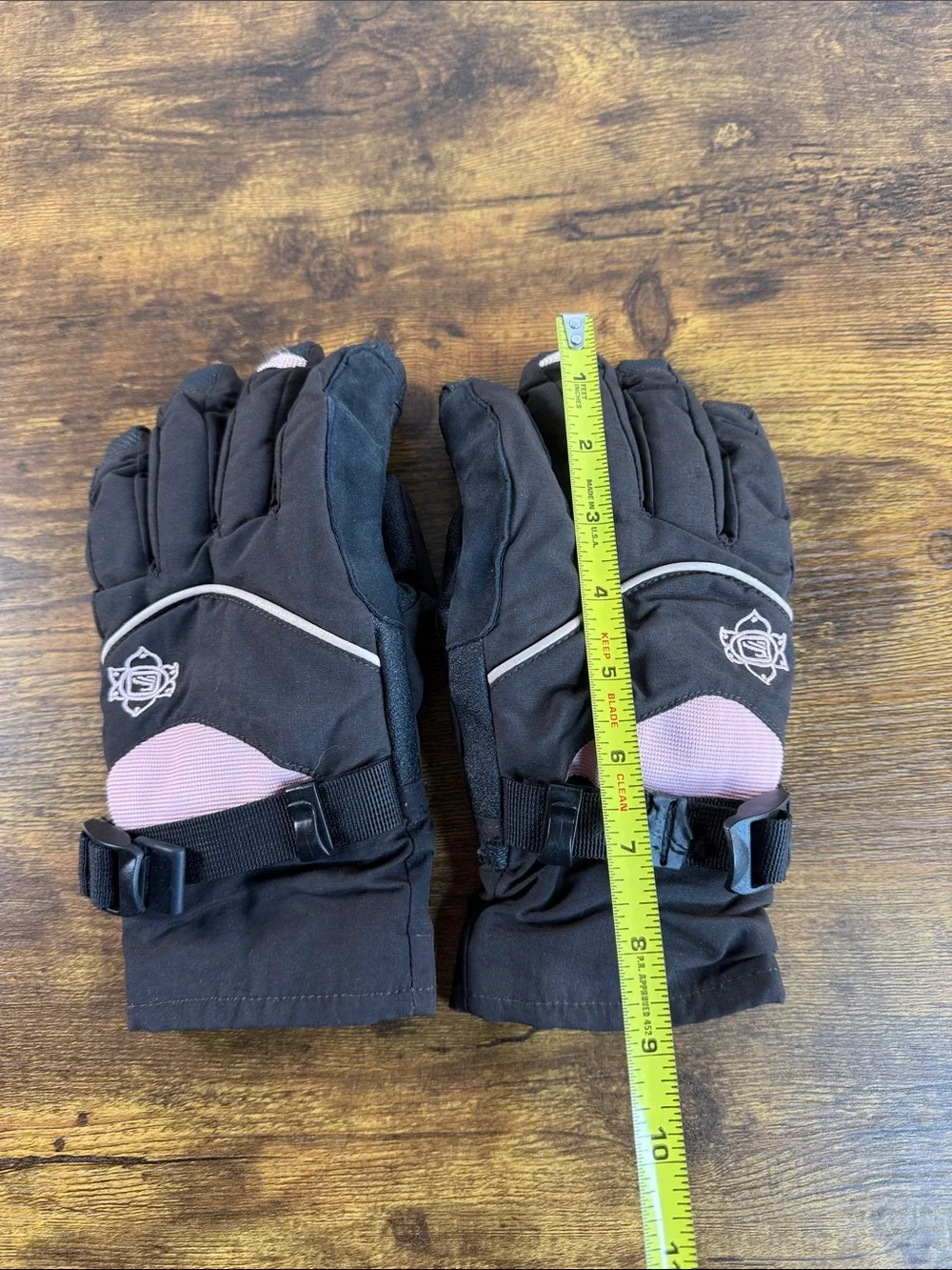 Scott Black and Pink Insulated Winter Gloves